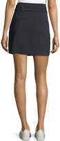 Thumbnail for your product : A.L.C. Bronx Belted Straight Wool-Blend Skirt