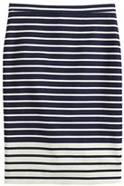 Thumbnail for your product : J.Crew Petite No. 2 pencil skirt in colorblock stripe
