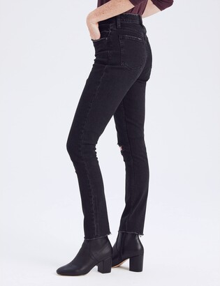Abercrombie & Fitch High Rise Skinny Jeans (Black Destroy) Women's Jeans
