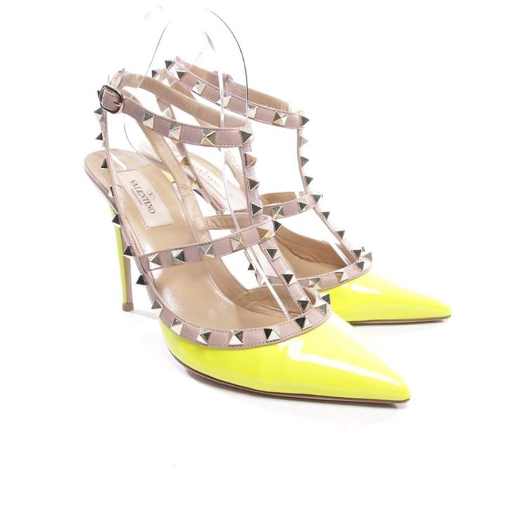 yellow valentino rockstud