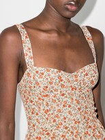Thumbnail for your product : Reformation Aviva Floral Print Midi Dress