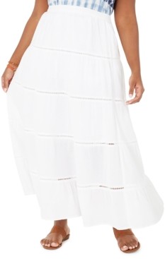 macys plus size maxi skirts