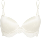 Thumbnail for your product : I.D. Sarrieri Silk-blend lace and satin push-up bra