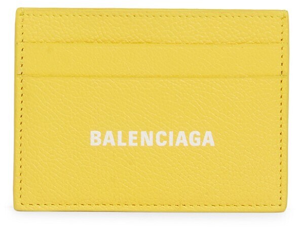 Balenciaga Cash Leather Card Case - ShopStyle Wallets