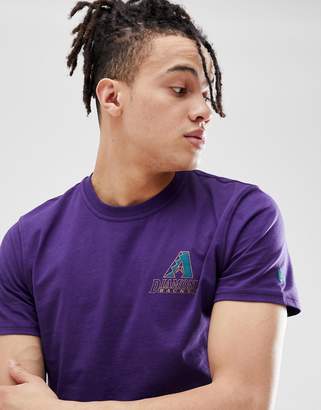 New Era Arizona Diamond Backs T-Shirt In Purple
