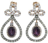 Thumbnail for your product : LeVian 14K Rose Gold Rhodalite Garnet Diamond Dangle Earrings