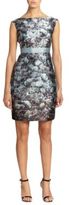 Thumbnail for your product : Kay Unger Ribbon-Belt Dress