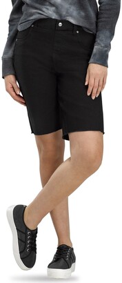 Hue Ultra-Soft Denim High Rise Bermuda Shorts - ShopStyle