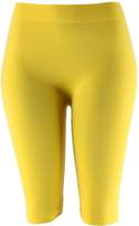 Thumbnail for your product : Mopas Basic Solid Biker Knee Length Shorts Spandex Yoga Leggings