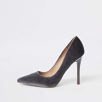River Island Womens Light grey court shoes