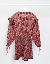 Thumbnail for your product : Stevie May Without A Blush long sleeve mini dress in multi