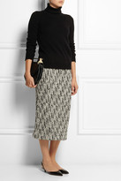 Thumbnail for your product : Rochas Wool-blend tweed midi skirt