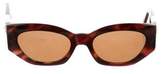 Thumbnail for your product : Gianni Versace Medusa Tortoiseshell Sunglasses