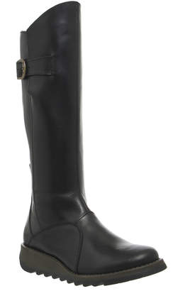 Fly London Mol 2 Low Wedge Buckle Boots