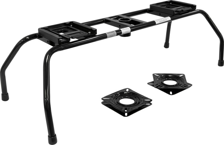 Wise 8WD1280-SQR Dual Seat Stand with Quick Disconnect Release Brackets, Includes Two 7" Seat Swivels, Fits Most Boat Seats