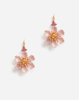 Thumbnail for your product : Dolce & Gabbana Leverback Earrings With Hand-Painted Flower