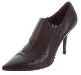 Thumbnail for your product : Valentino Pointed-Toe Leather Booties