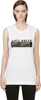 Thumbnail for your product : Helmut Lang White Logo Tank Top
