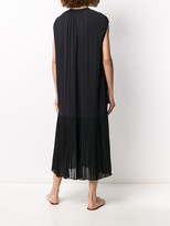 Thumbnail for your product : By Malene Birger Tie-Neck Pleated Dress