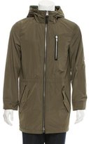 Thumbnail for your product : Mackage Leather-Trimmed Windbreaker Parka