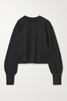 Thumbnail for your product : TRE by Natalie Ratabesi The Editor Cutout Cotton-jersey Sweatshirt