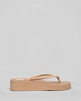 Thumbnail for your product : Tory Burch Logo Wedge Platform Flip-Flops