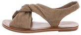 Thumbnail for your product : Derek Lam 10 Crosby Suede Multistrap Sandals