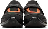 Thumbnail for your product : Prada Black and Orange Cloudbust Sneakers