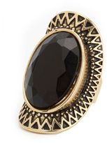 Thumbnail for your product : Charlotte Russe Aztec Stone Statement Ring