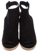 Thumbnail for your product : Tory Burch Suede Ankle Strap Wedges