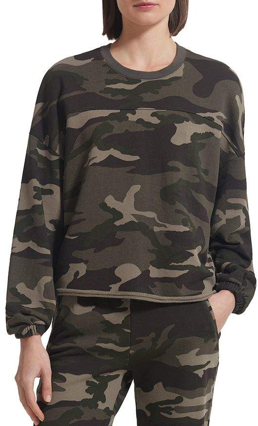 camo crewneck sweatshirt
