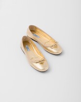 Thumbnail for your product : Prada Nappa Leather Ballerinas