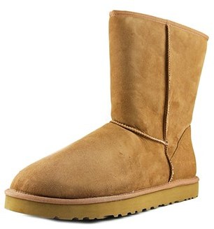 UGG Classic Short Round Toe Suede Winter Boot.