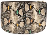 Thumbnail for your product : A.P.C. Sarah Python Print Leather Pochette