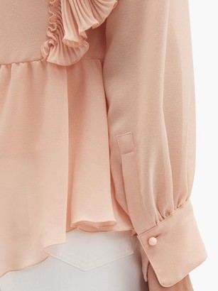See by Chloe Ruffled Georgette Blouse - Light Pink
