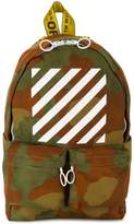 Thumbnail for your product : Off-White diagonal stripe print camouflage backpack