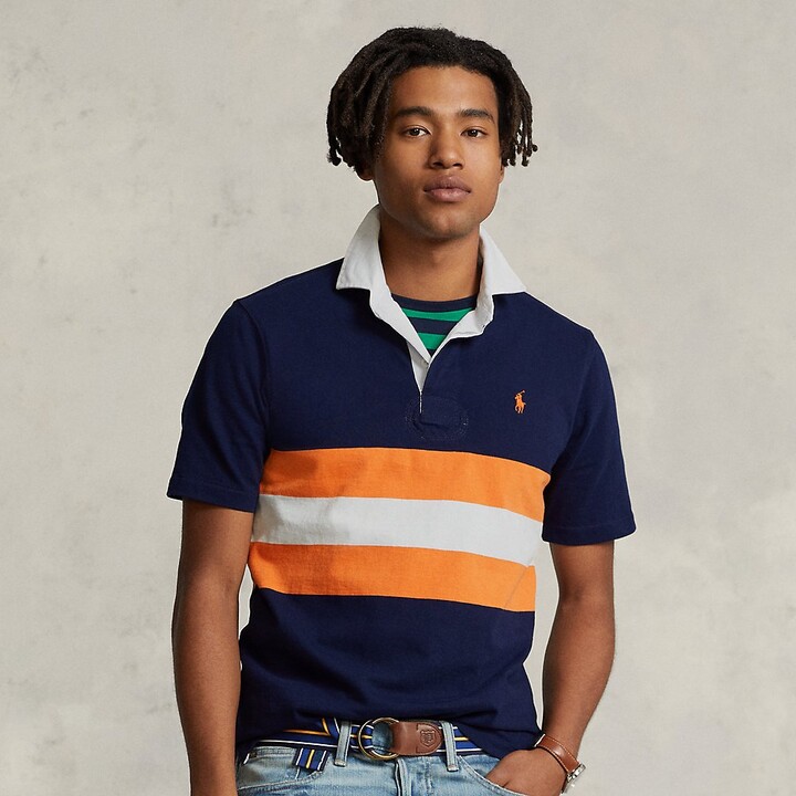 Ralph Lauren Classic Fit Striped Jersey Rugby Shirt ShopStyle