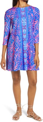 lilly pulitzer ophelia metallic swing dress
