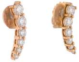 Thumbnail for your product : Anita Ko 18K Diamond Small Floating Stud Earrings