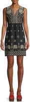 Thumbnail for your product : Johnny Was Lane Embroidered Linen Tank Dress