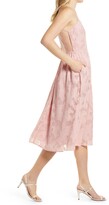Thumbnail for your product : Adelyn Rae Open Back Bunout Chiffon Fit & Flare Dress