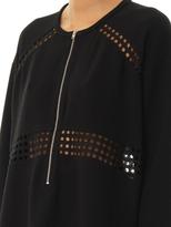 Thumbnail for your product : IRO Bret crepe zip-front top