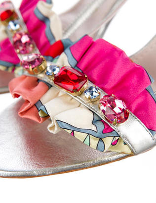 Emilio Pucci Embellished Sandals
