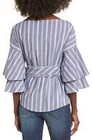 Thumbnail for your product : WAYF Beckett Tiered Bell Sleeve Top