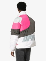 Thumbnail for your product : Off-White Contrast Stripe Puffer Jacket