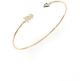 Thumbnail for your product : Mizuki Diamond & 14K Yellow Gold Arrow Bracelet