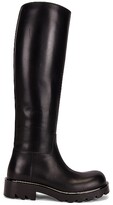 Thumbnail for your product : Bottega Veneta Leather Knee High Boots in Black