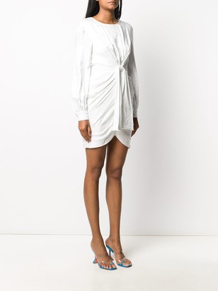 Moschino Knotted Long-Sleeve Dress