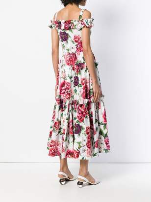 Dolce & Gabbana off-the-shoulder floral dress
