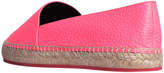 Thumbnail for your product : Burberry Embossed Grainy Leather Espadrilles